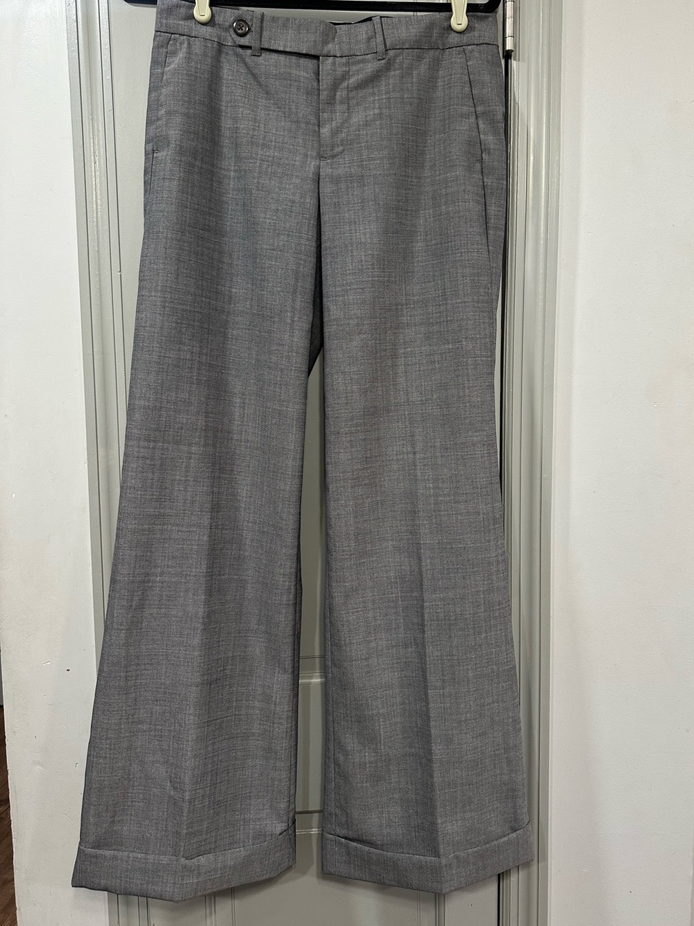 GAP Gray Wide-Leg Dress Pants